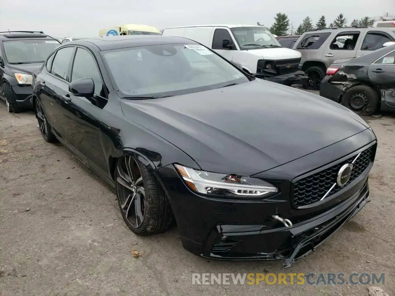 1 fotografías del automóvil dañado LVYA22MT6MP202863 VOLVO S90 2021