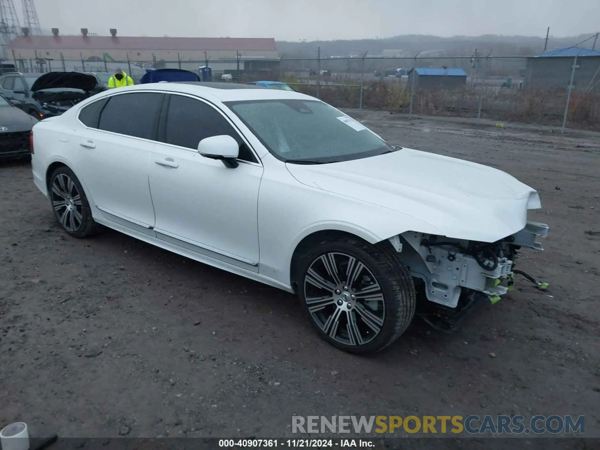 1 fotografías del automóvil dañado LVY062MN8PP314201 VOLVO S90 2023