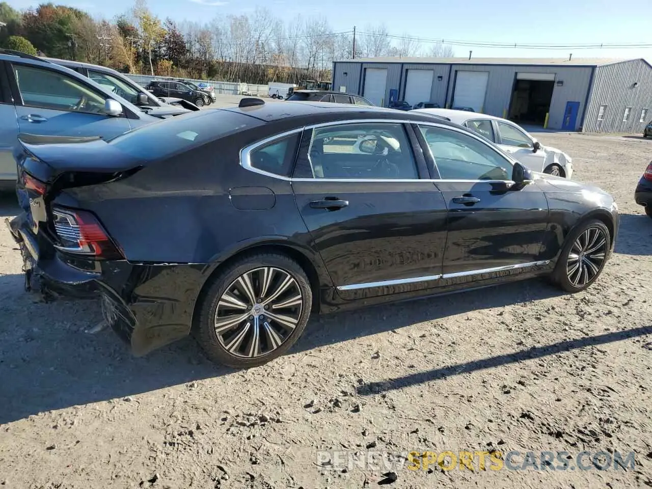 3 fotografías del automóvil dañado LVY062MN5PP325494 VOLVO S90 PLUS 2023