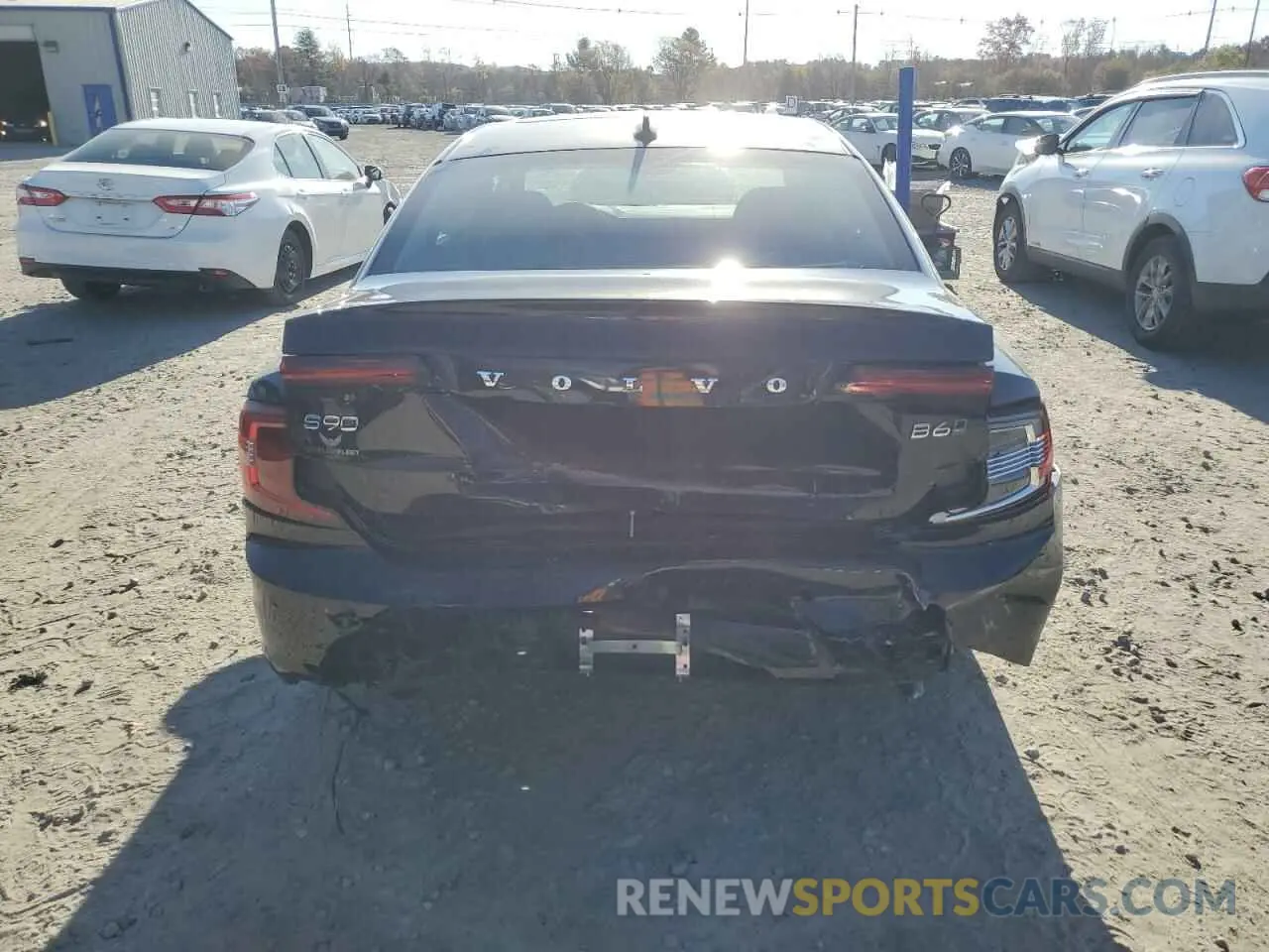 6 fotografías del automóvil dañado LVY062MN5PP325494 VOLVO S90 PLUS 2023