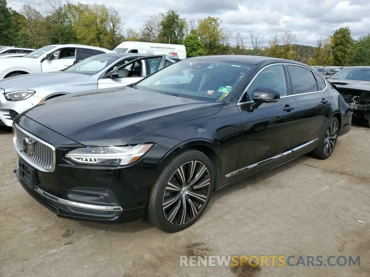 1 fotografías del automóvil dañado LVY062MN8PP325487 VOLVO S90 PLUS 2023