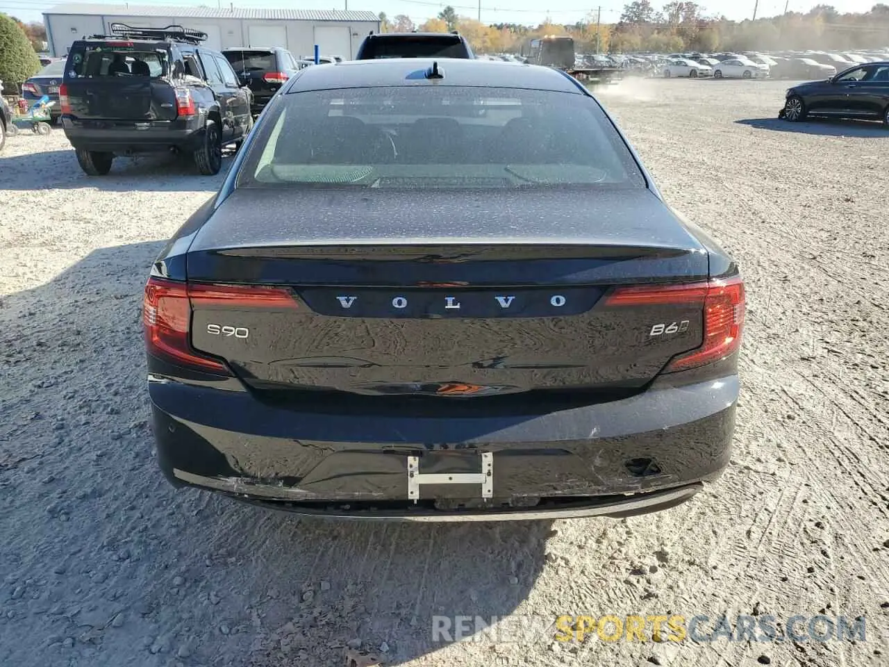6 fotografías del automóvil dañado LVY062ME2RP400770 VOLVO S90 PLUS 2024