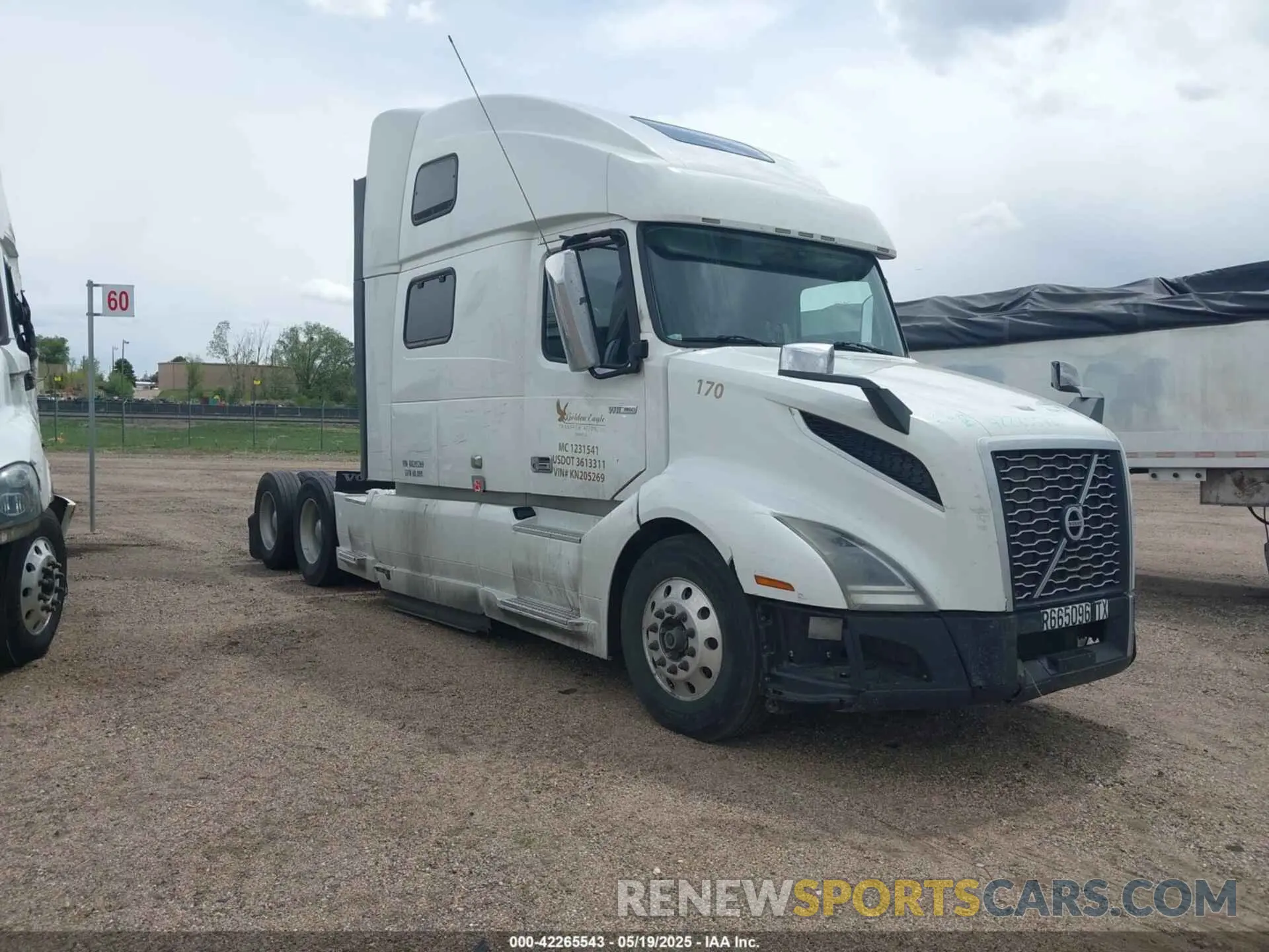 1 fotografías del automóvil dañado 4V4NC9EH1KN205269 VOLVO VNL 2019