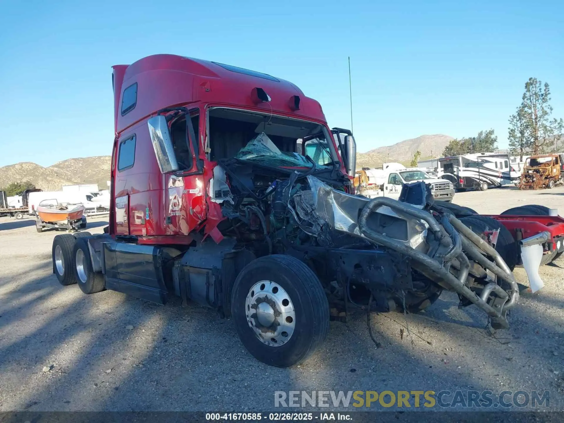 1 fotografías del automóvil dañado 4V4NC9EH8KN205253 VOLVO VNL 2019