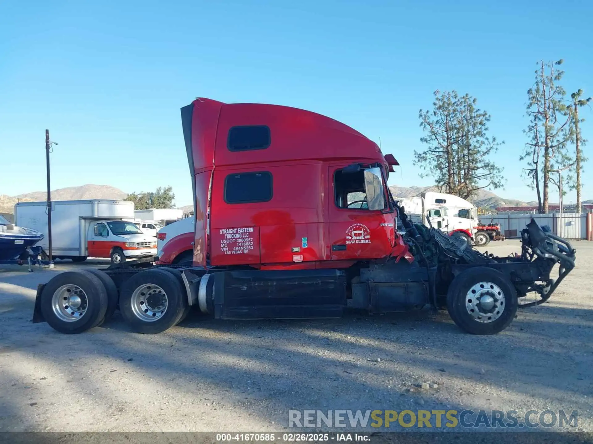 15 fotografías del automóvil dañado 4V4NC9EH8KN205253 VOLVO VNL 2019