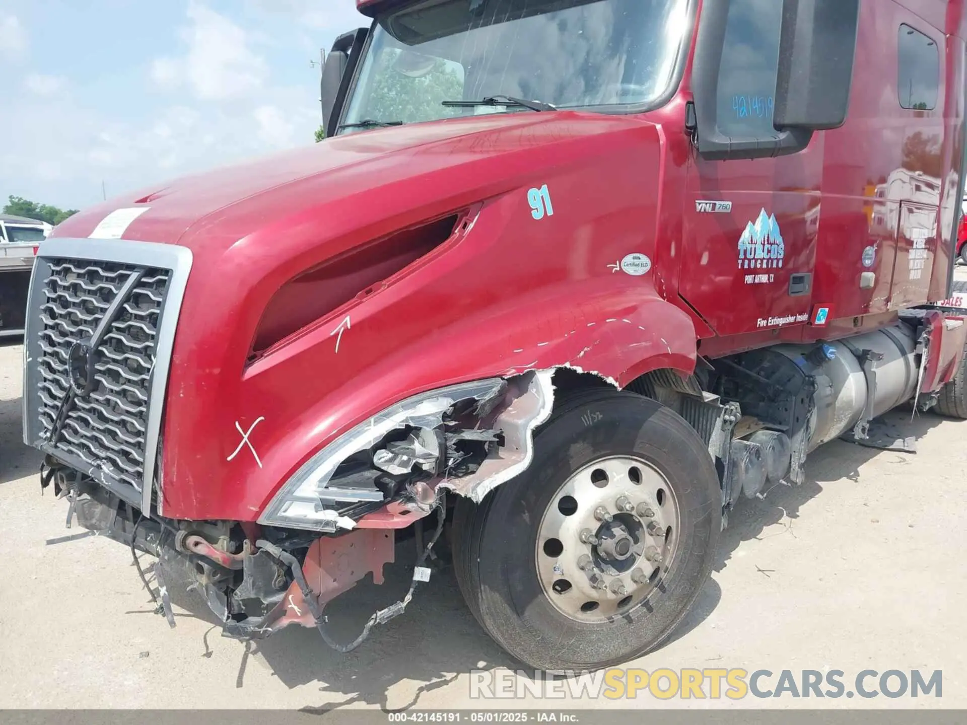 11 fotografías del automóvil dañado 4V4NC9EH0LN230715 VOLVO VNL 2020