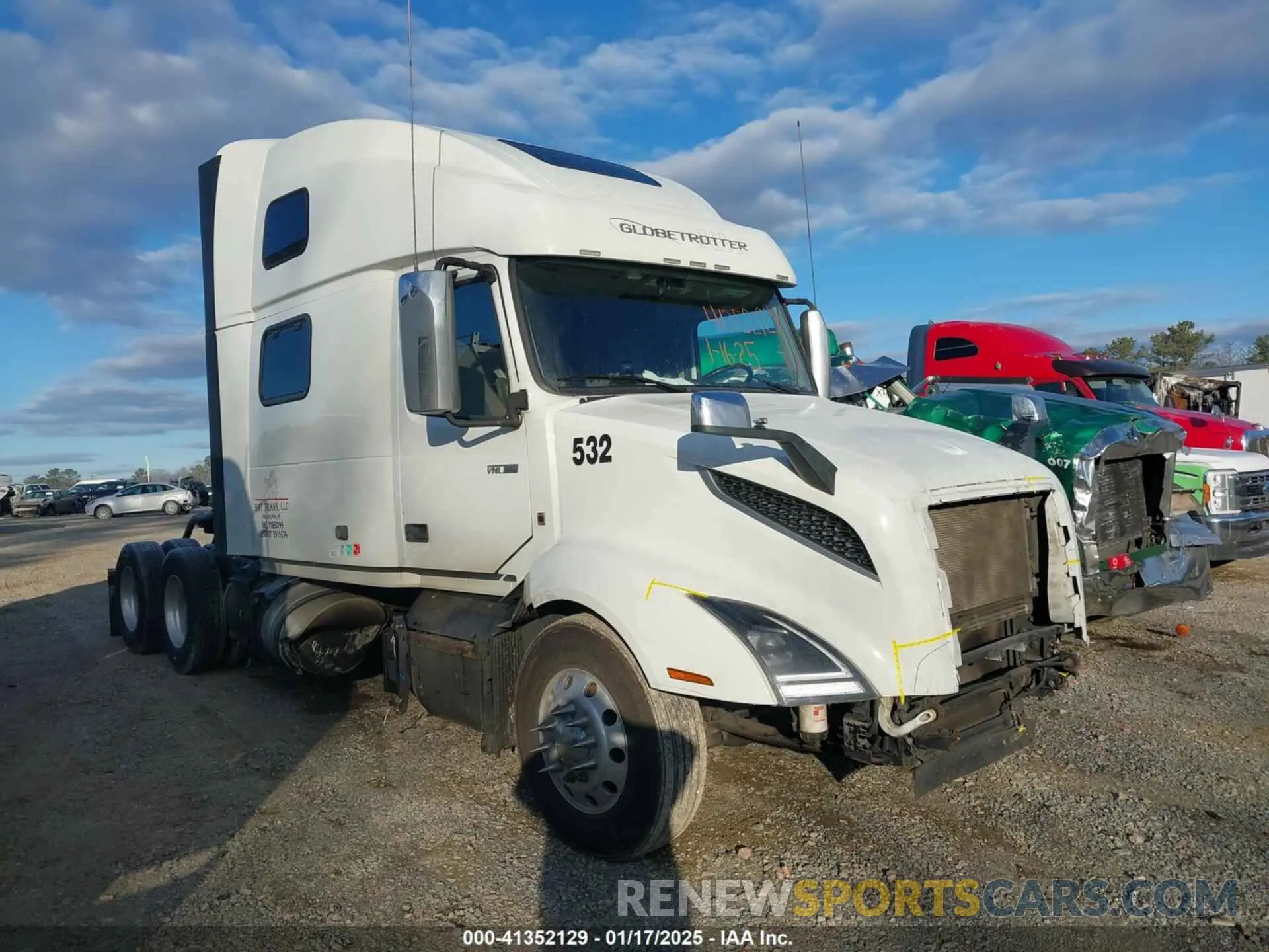 14 fotografías del automóvil dañado 4V4NC9EH4NN297840 VOLVO VNL 2022