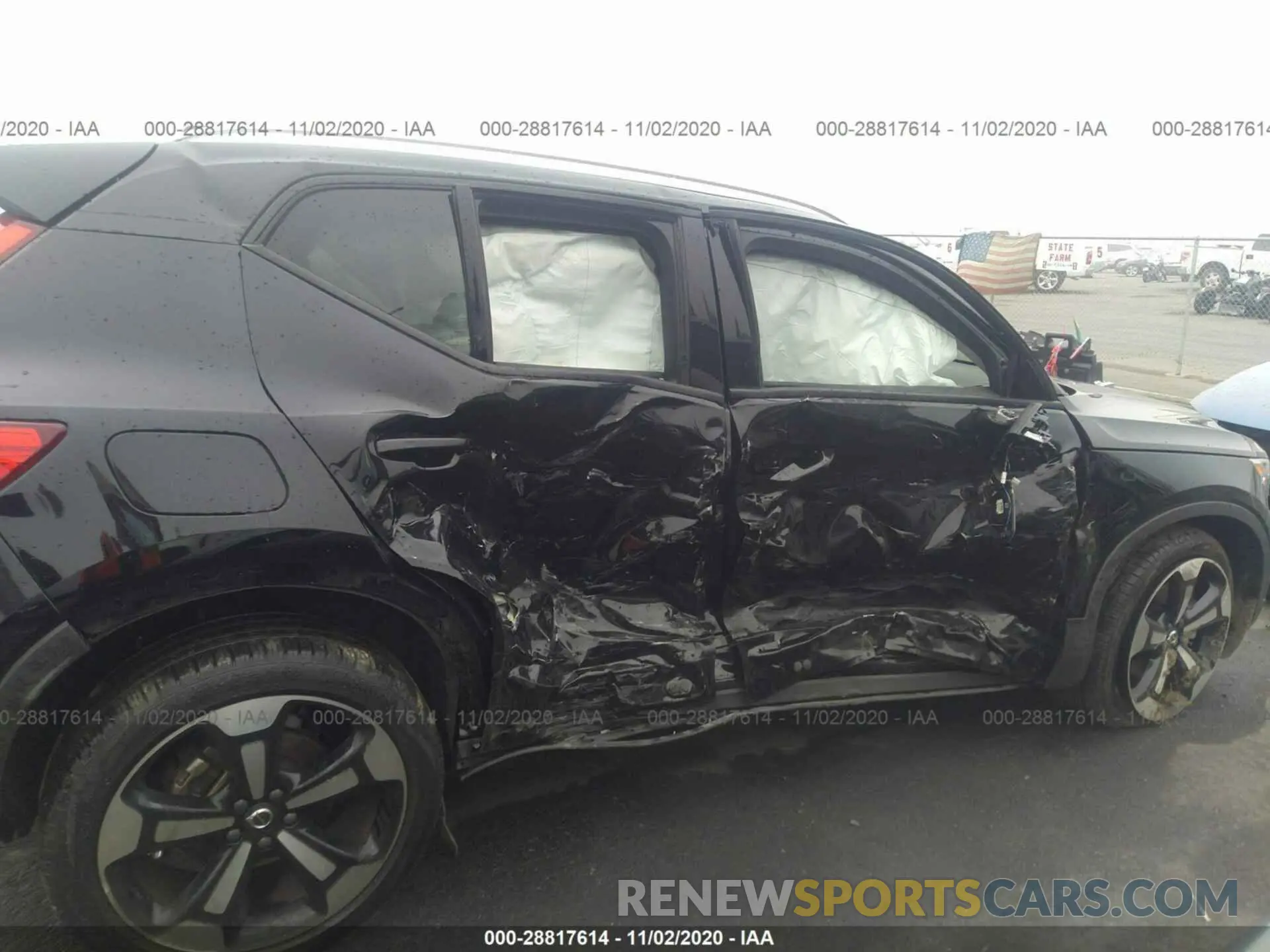 6 fotografías del automóvil dañado YV4162UK1K2055443 VOLVO XC40 2019