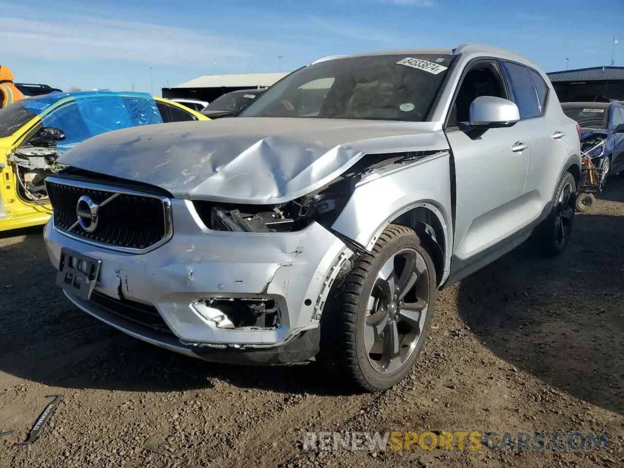 1 fotografías del automóvil dañado YV4162UK8K2058355 VOLVO XC40 2019