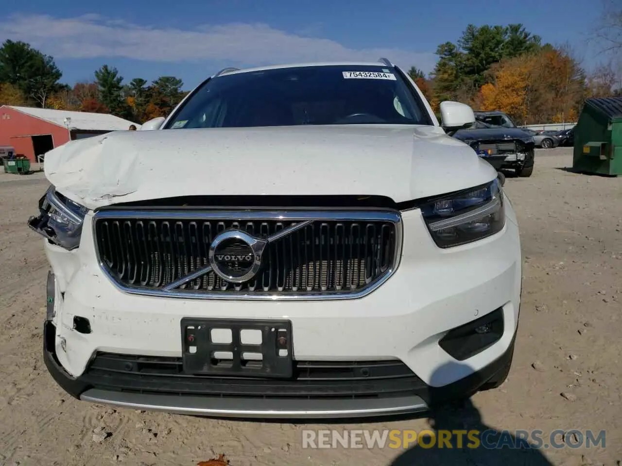 5 fotografías del automóvil dañado YV4162XZ1K2014755 VOLVO XC40 2019