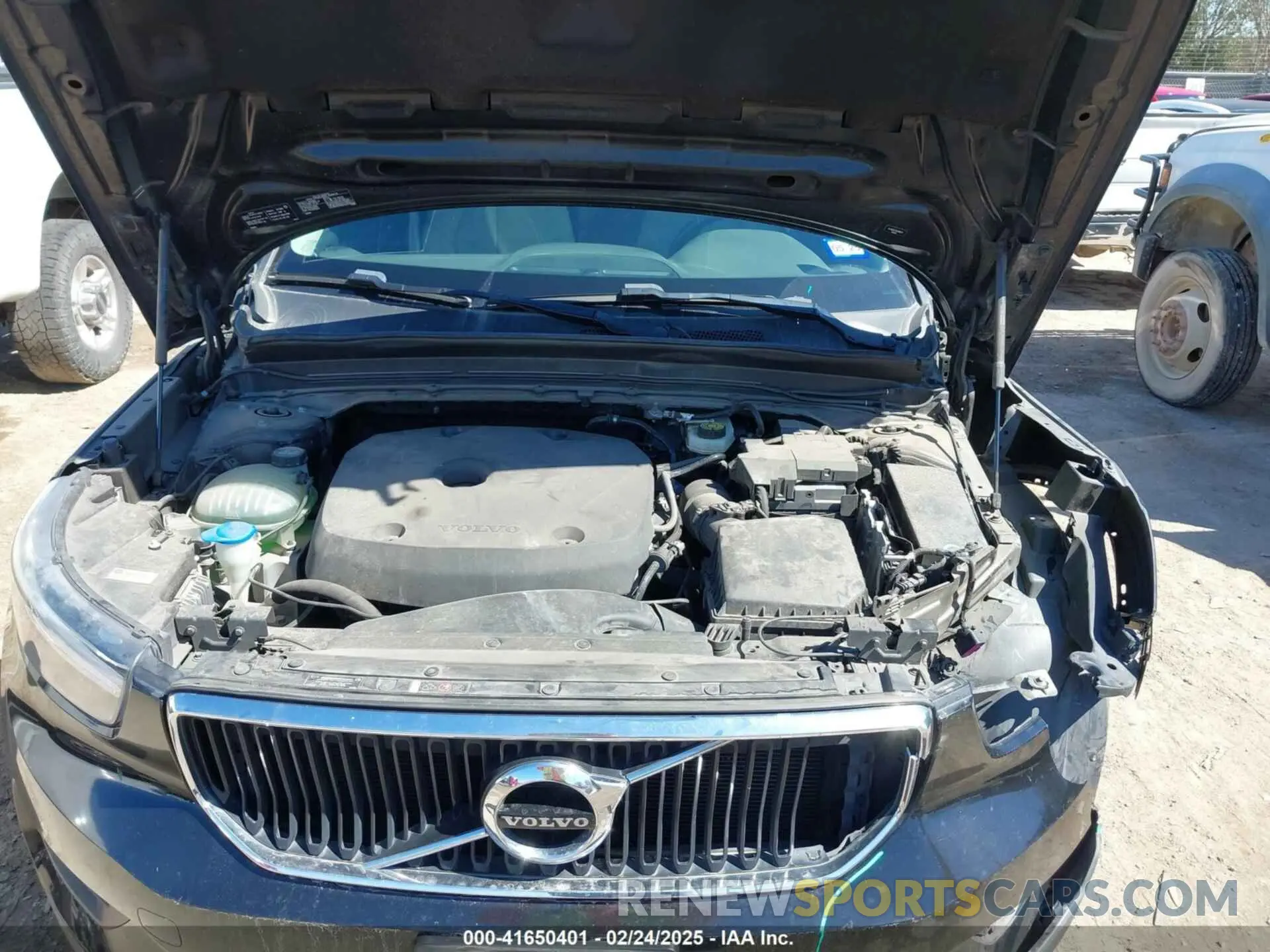 10 fotografías del automóvil dañado YV4162XZ3K2018371 VOLVO XC40 2019