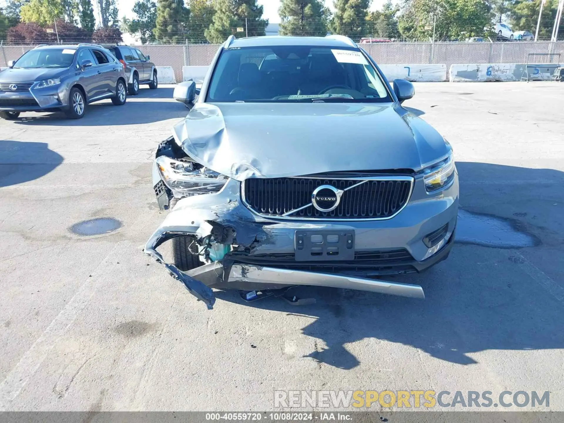 6 fotografías del automóvil dañado YV4162UK8L2197886 VOLVO XC40 2020