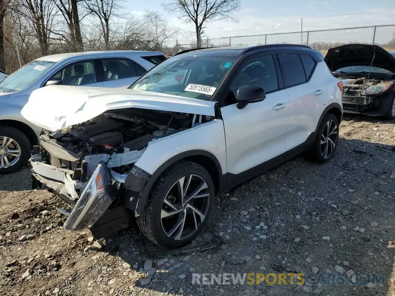 1 fotografías del automóvil dañado YV4162UM2L2280957 VOLVO XC40 2020