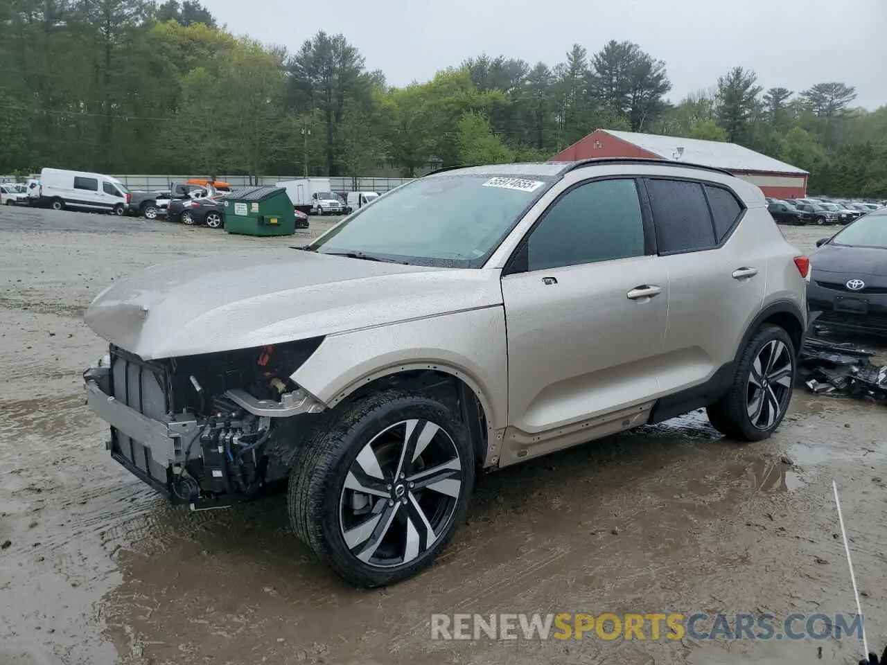 1 fotografías del automóvil dañado YV4L12UL1P2938143 VOLVO XC40 PLUS 2023