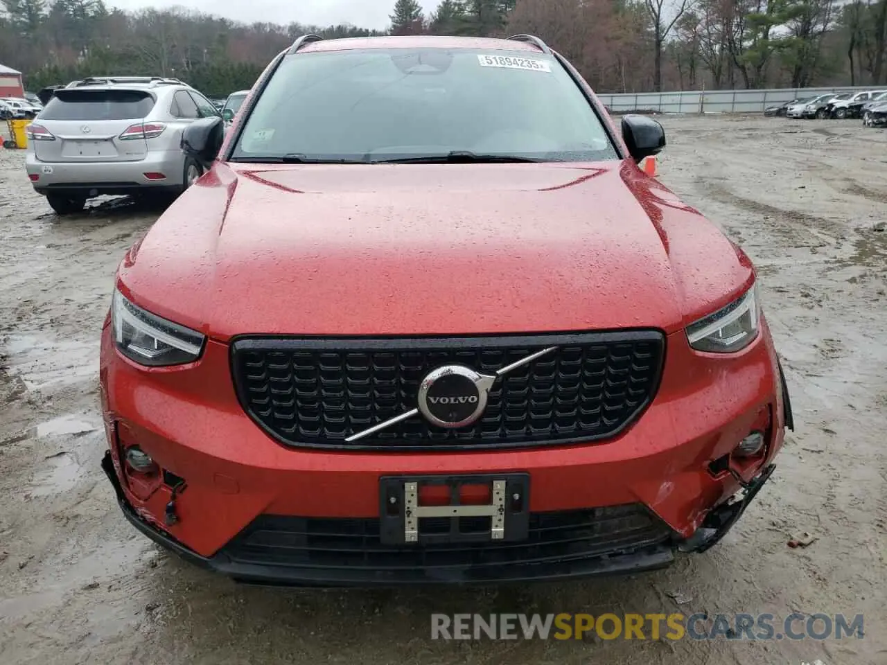 5 fotografías del automóvil dañado YV4L12UW5P2071775 VOLVO XC40 PLUS 2023