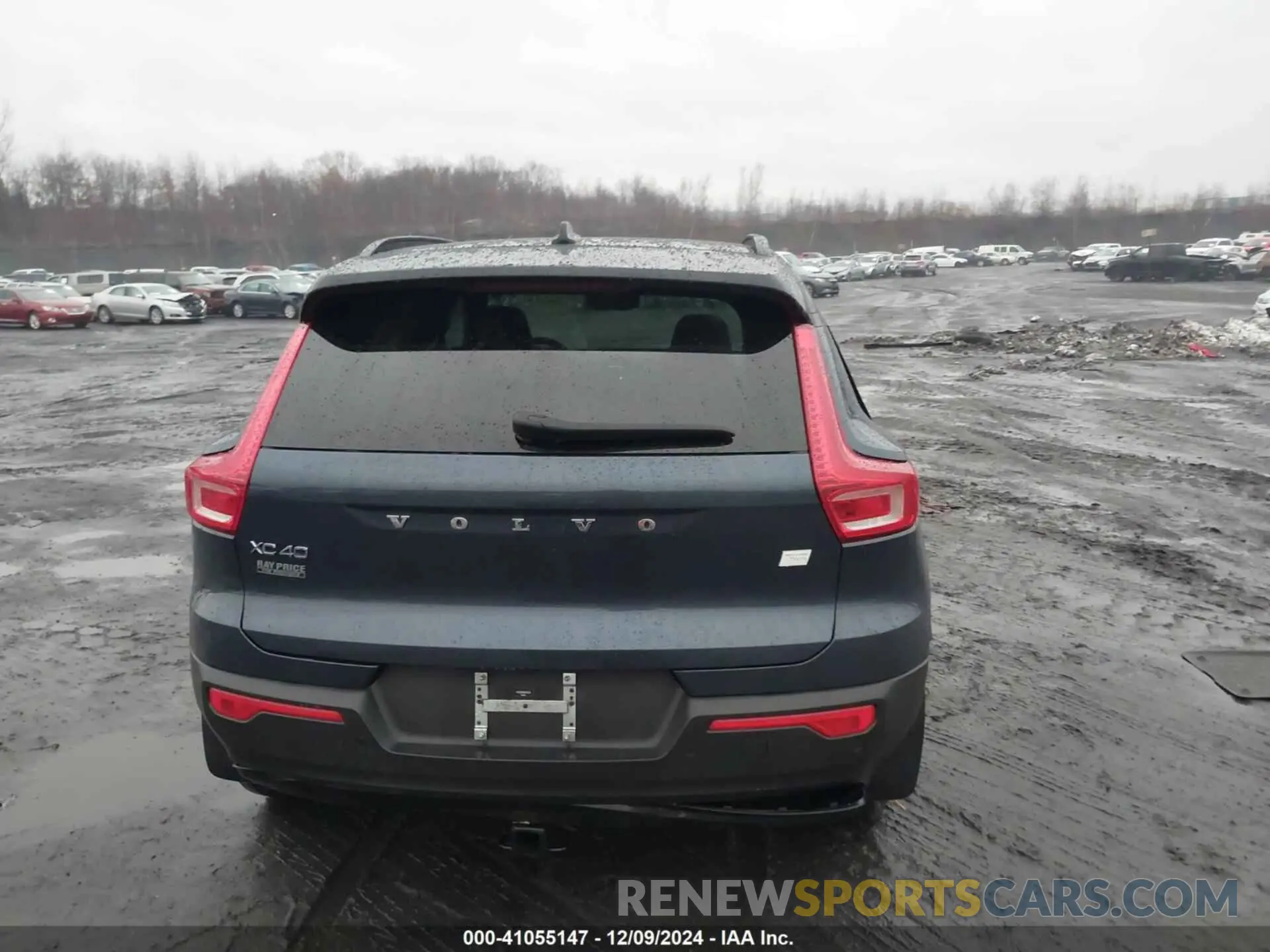 16 fotografías del automóvil dañado YV4ED3UR0N2653554 VOLVO XC40 RECHARGE PURE ELECTRIC 2022