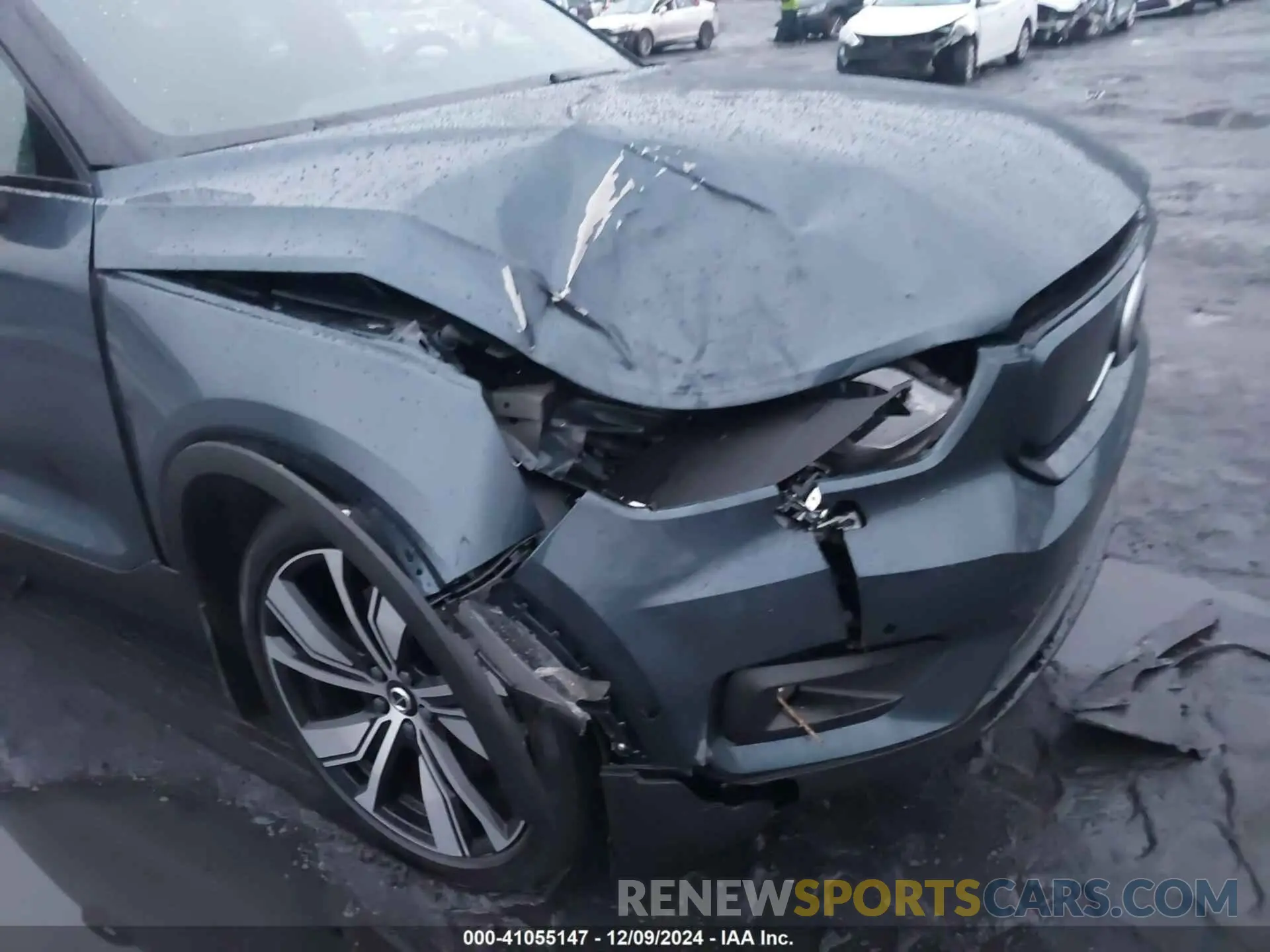 6 fotografías del automóvil dañado YV4ED3UR0N2653554 VOLVO XC40 RECHARGE PURE ELECTRIC 2022