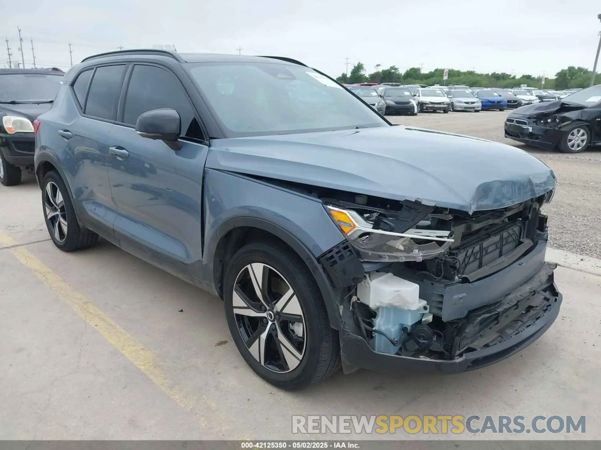1 fotografías del automóvil dañado YV4ED3UR9N2692112 VOLVO XC40 RECHARGE PURE ELECTRIC 2022