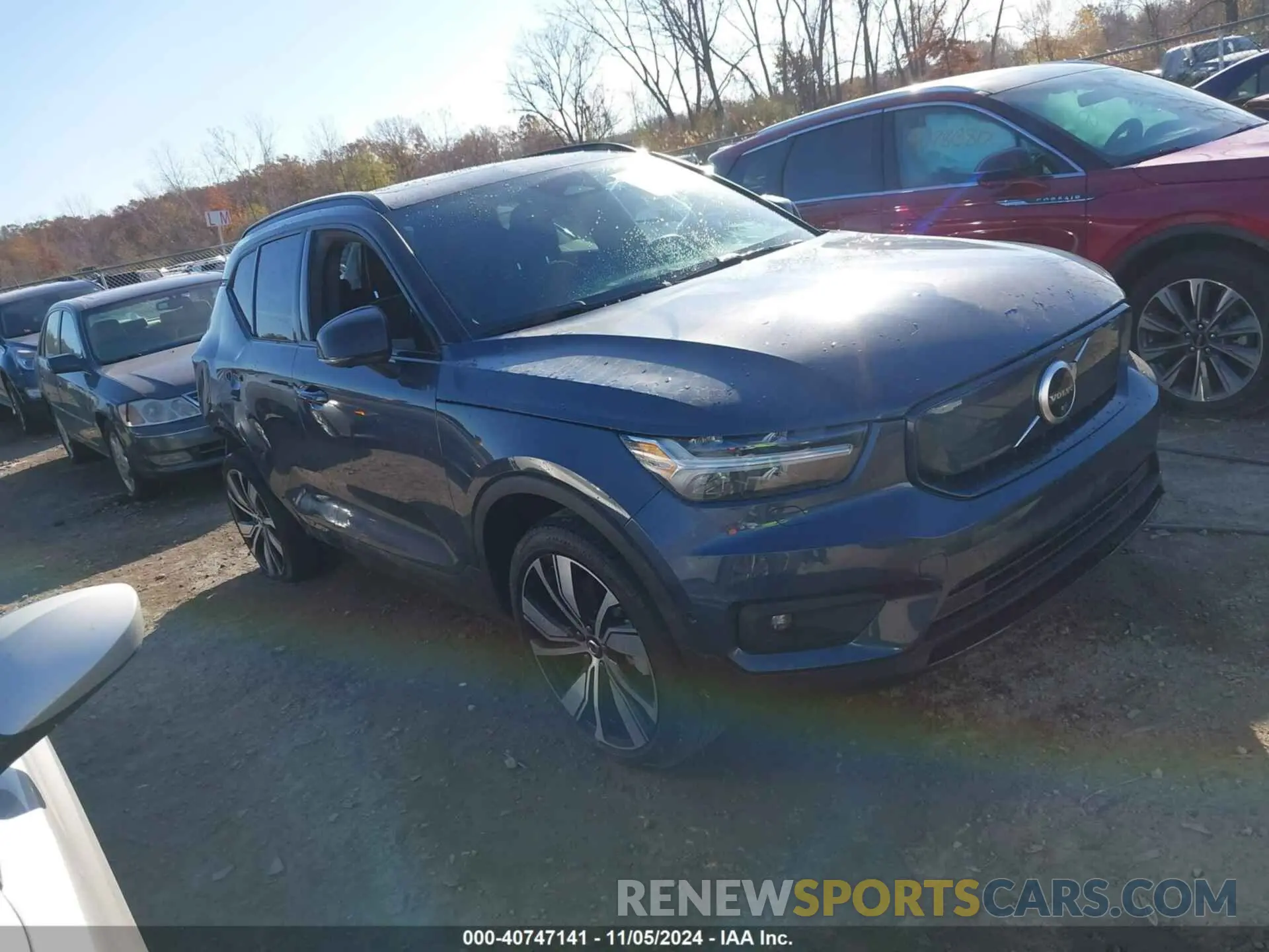 1 fotografías del automóvil dañado YV4ED3UR9N2772378 VOLVO XC40 RECHARGE PURE ELECTRIC 2022