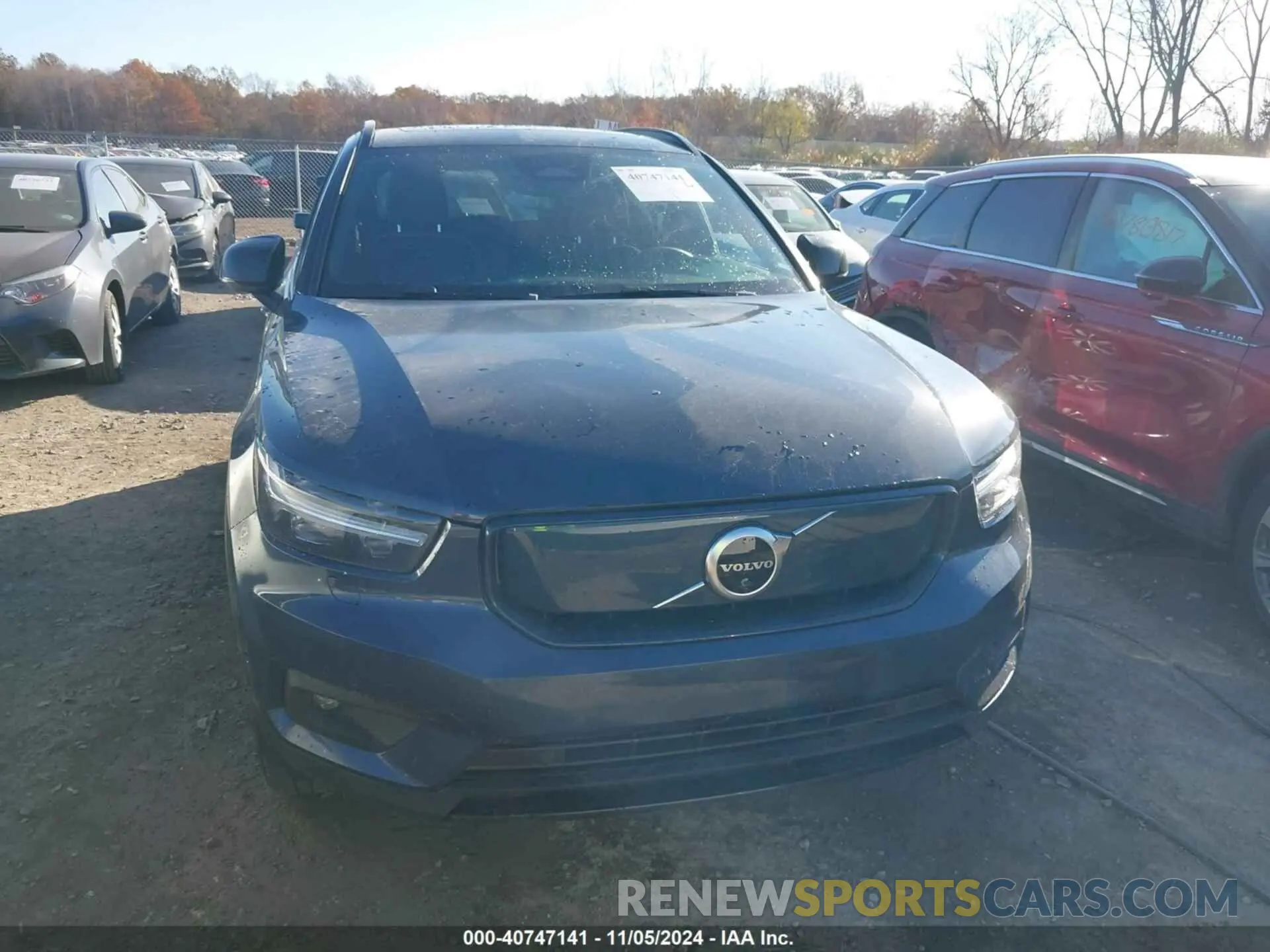 13 fotografías del automóvil dañado YV4ED3UR9N2772378 VOLVO XC40 RECHARGE PURE ELECTRIC 2022
