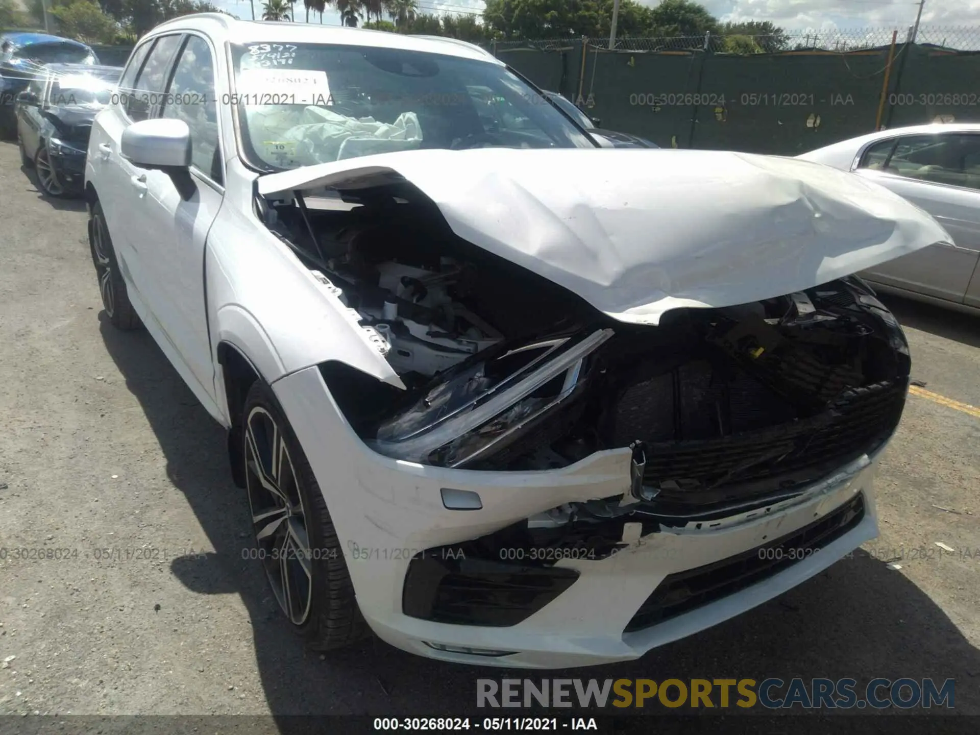 6 fotografías del automóvil dañado LYVA22RM9KB218377 VOLVO XC60 2019
