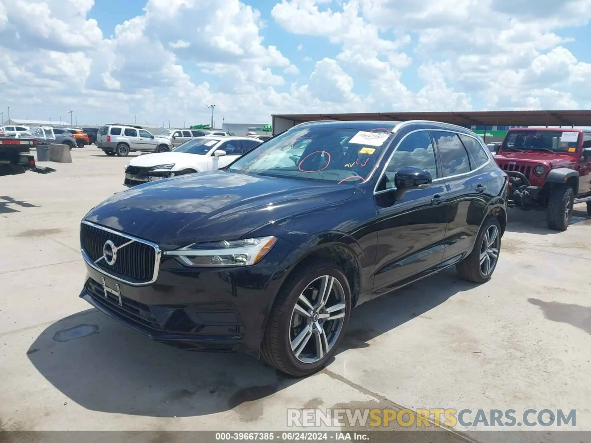 2 fotografías del automóvil dañado YV4102DK4L1589903 VOLVO XC60 2020