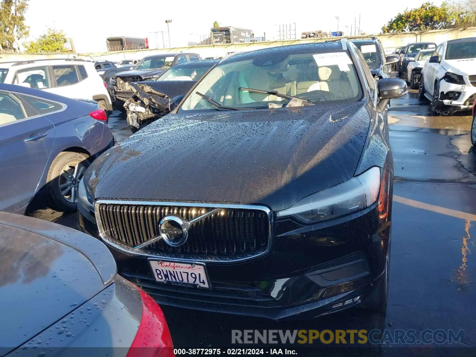 12 fotografías del automóvil dañado YV4102DK1M1797920 VOLVO XC60 2021