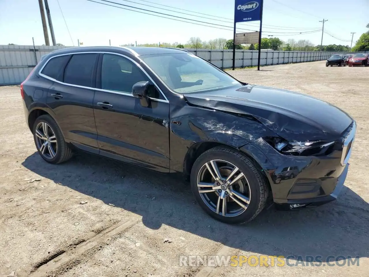 4 fotografías del automóvil dañado YV4102DK4M1803399 VOLVO XC60 2021