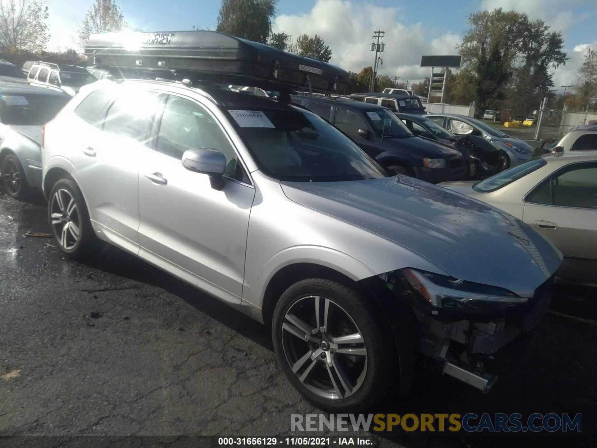 1 fotografías del automóvil dañado YV4102DK6M1809480 VOLVO XC60 2021