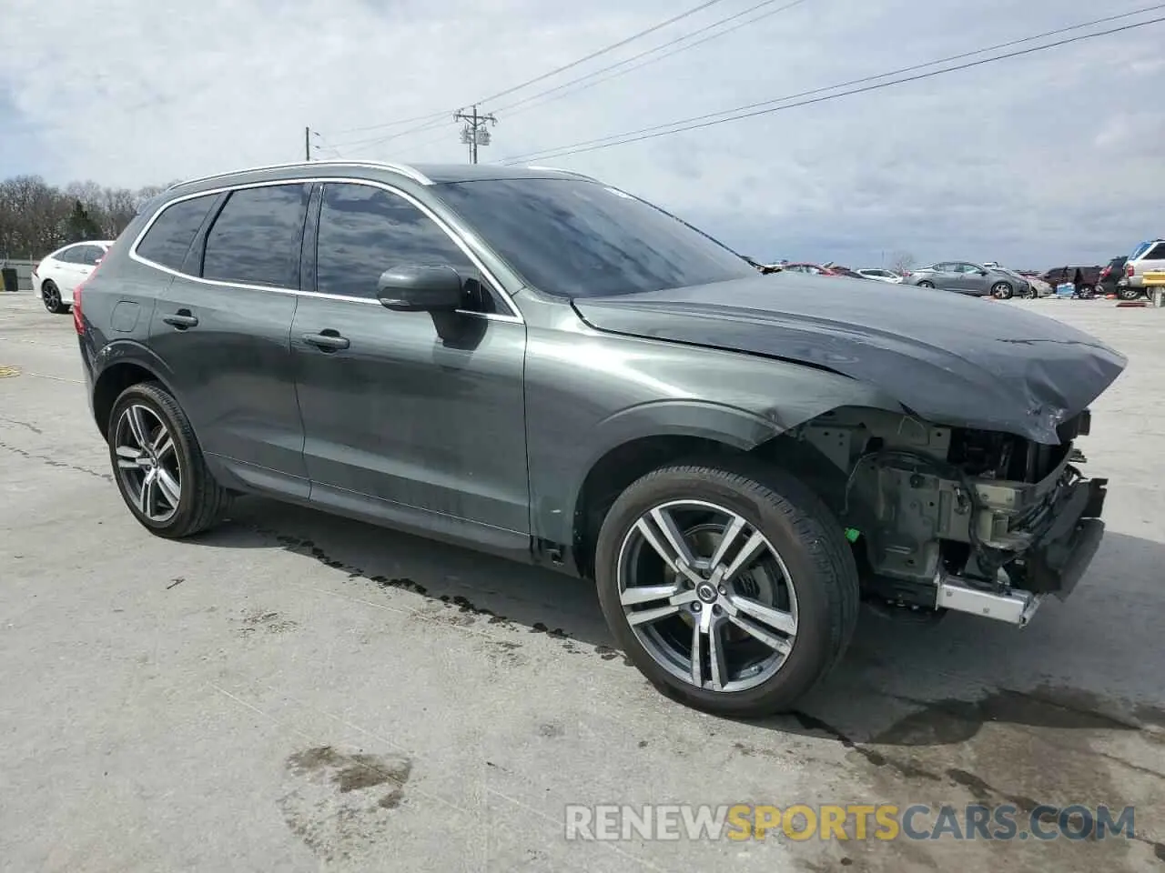 4 fotografías del automóvil dañado YV4102DK9M1887283 VOLVO XC60 2021