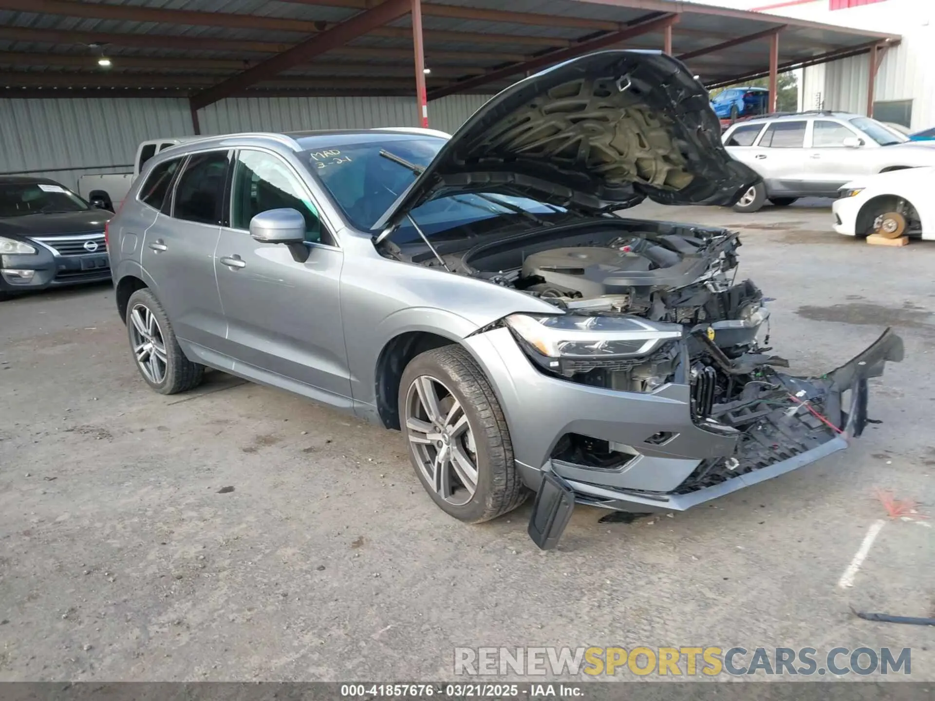 1 fotografías del automóvil dañado YV4102RK1M1715757 VOLVO XC60 2021