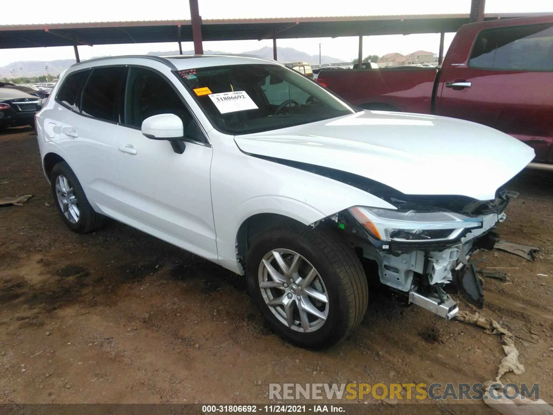 1 fotografías del automóvil dañado YV4102RK9M1711908 VOLVO XC60 2021
