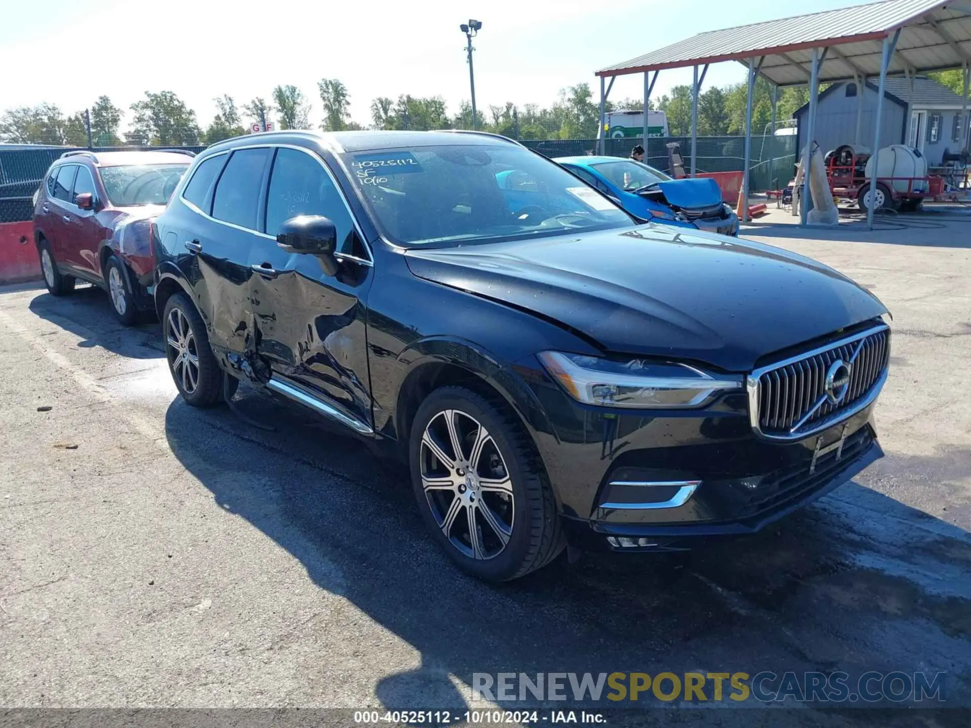 1 fotografías del automóvil dañado YV4102RL6M1749301 VOLVO XC60 2021