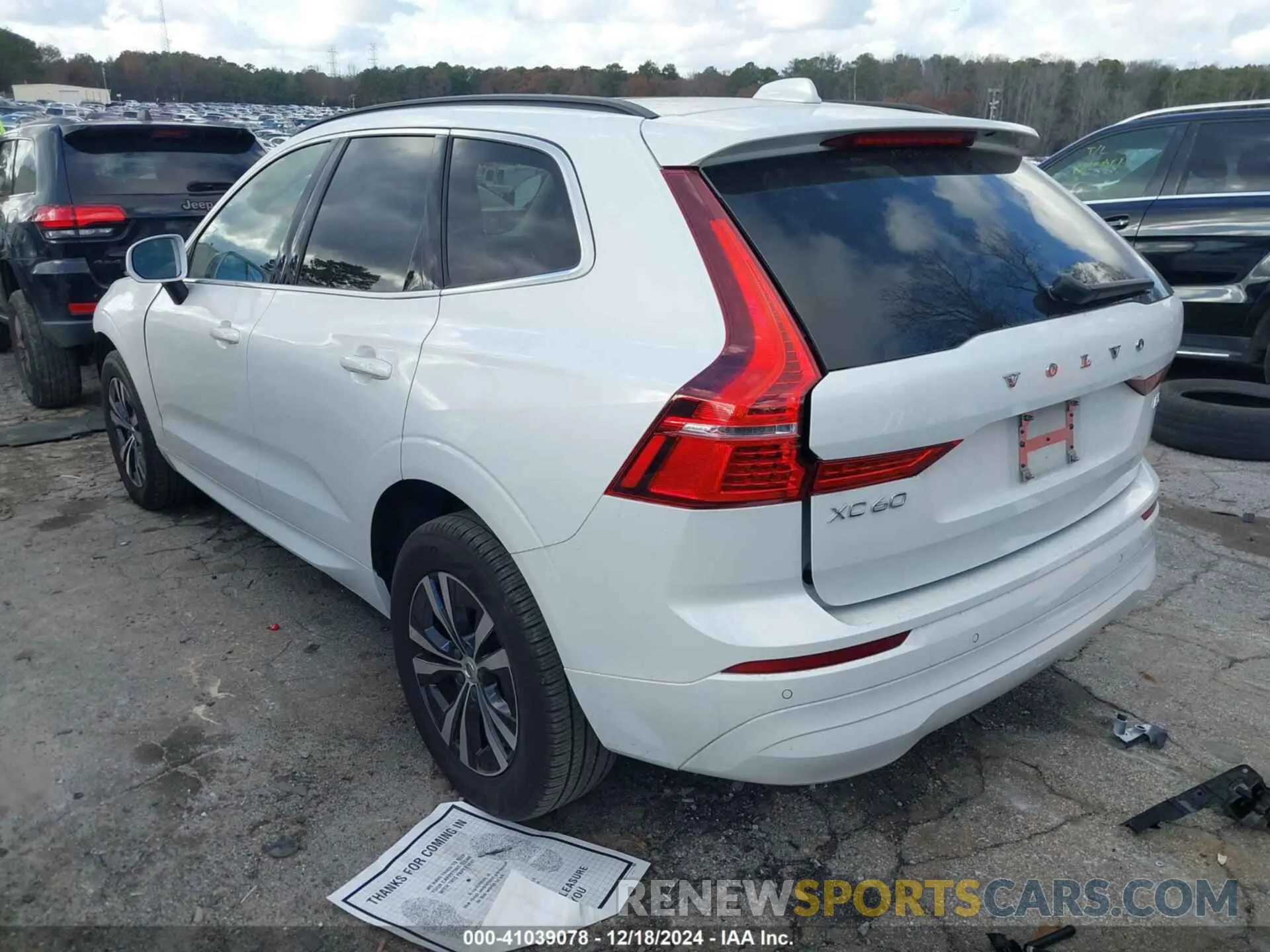3 fotografías del automóvil dañado YV4L12DVXP1358431 VOLVO XC60 2023