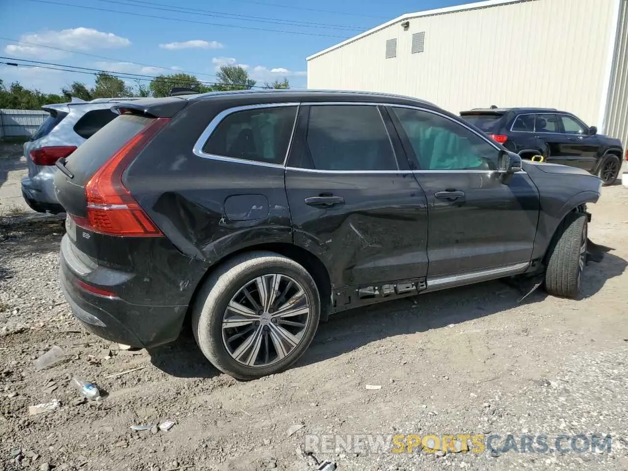 3 fotografías del automóvil dañado YV4L12DL2N1946545 VOLVO XC60 B5 IN 2022