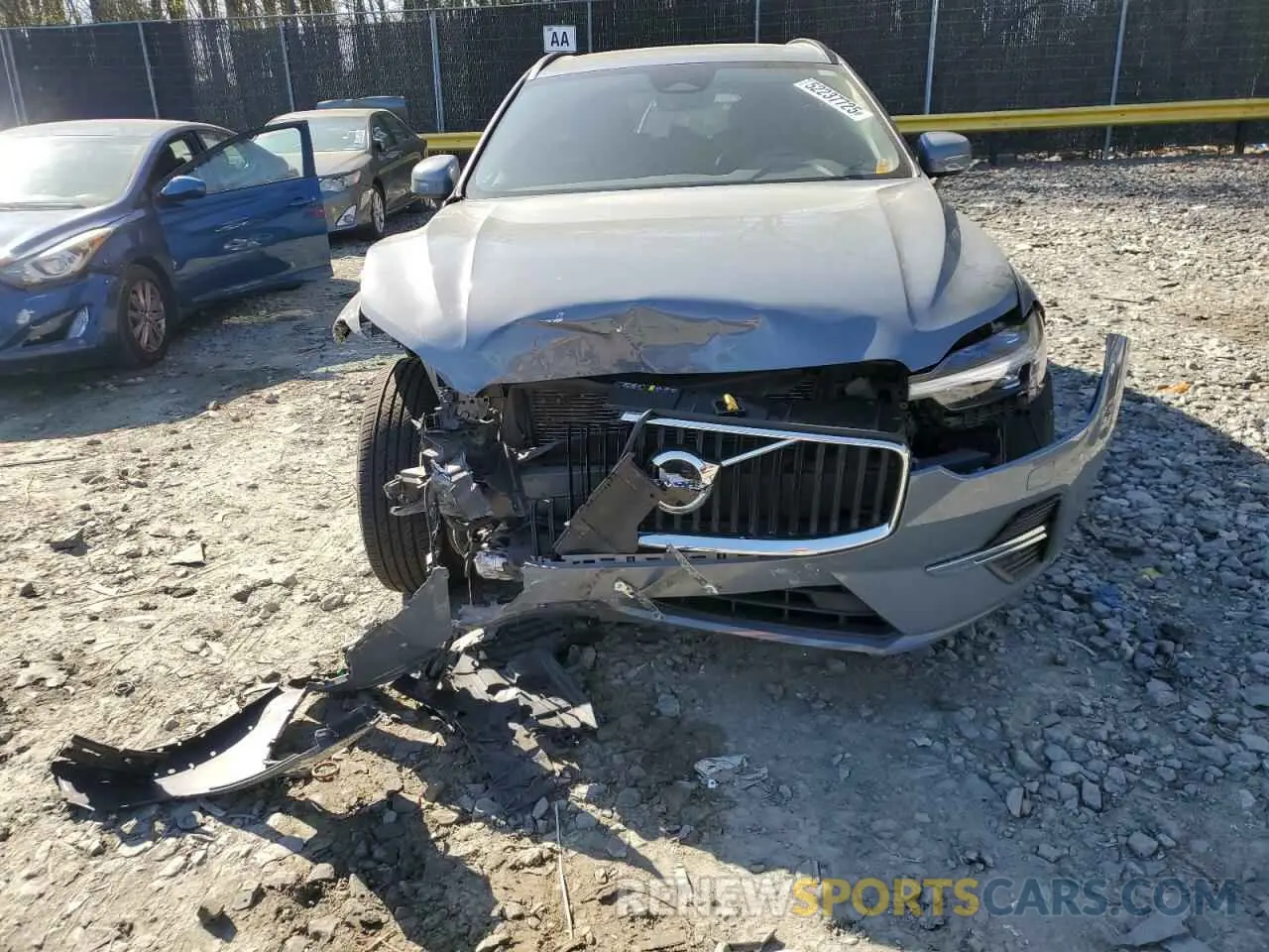 5 fotografías del automóvil dañado YV4L12RKXN1946406 VOLVO XC60 B5 MO 2022