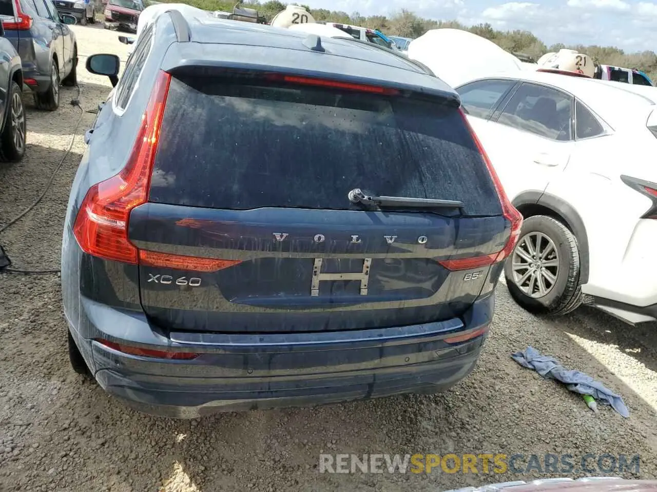 6 fotografías del automóvil dañado YV4L12RV6P1253412 VOLVO XC60 CORE 2023