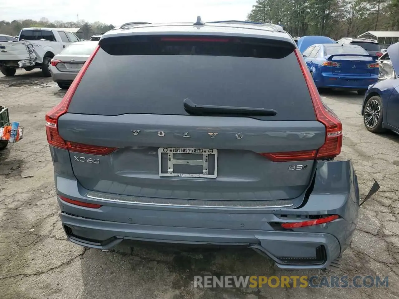 6 fotografías del automóvil dañado YV4L12RW9P1337099 VOLVO XC60 PLUS 2023