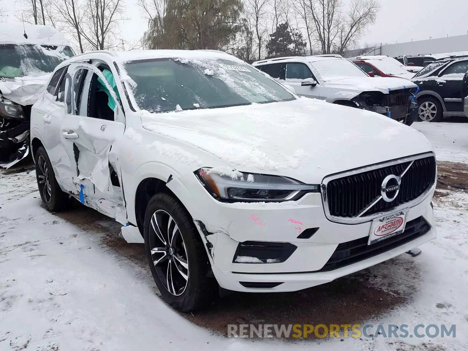 1 fotografías del automóvil dañado LYV102RK9KB196059 VOLVO XC60 T5 2019