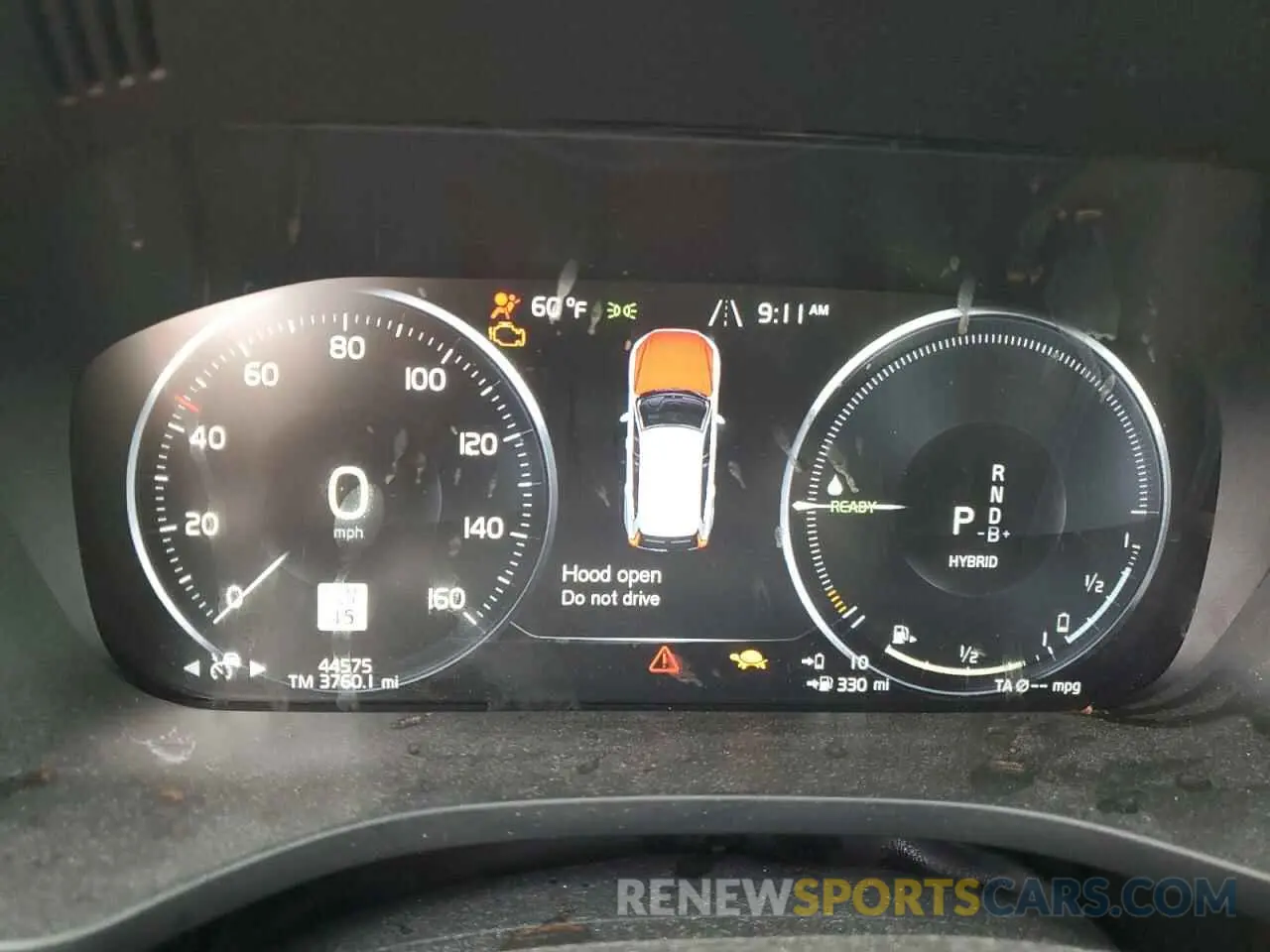 9 fotografías del automóvil dañado YV4BR0DK1M1684225 VOLVO XC60 T8 RE 2021