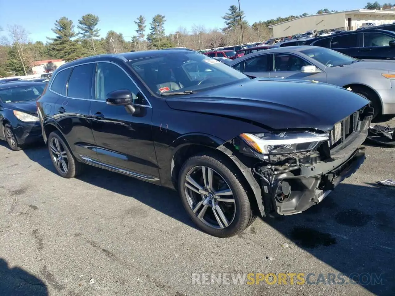 4 fotografías del automóvil dañado YV4BR0DK3M1826820 VOLVO XC60 T8 RE 2021