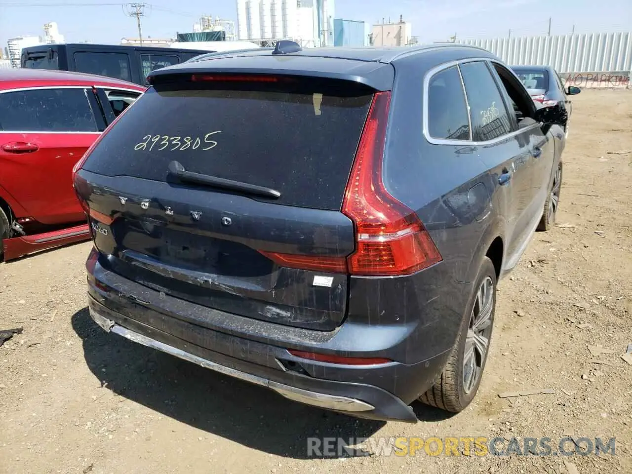 4 fotografías del automóvil dañado YV4BR0DL1N1914906 VOLVO XC60 T8 RE 2022