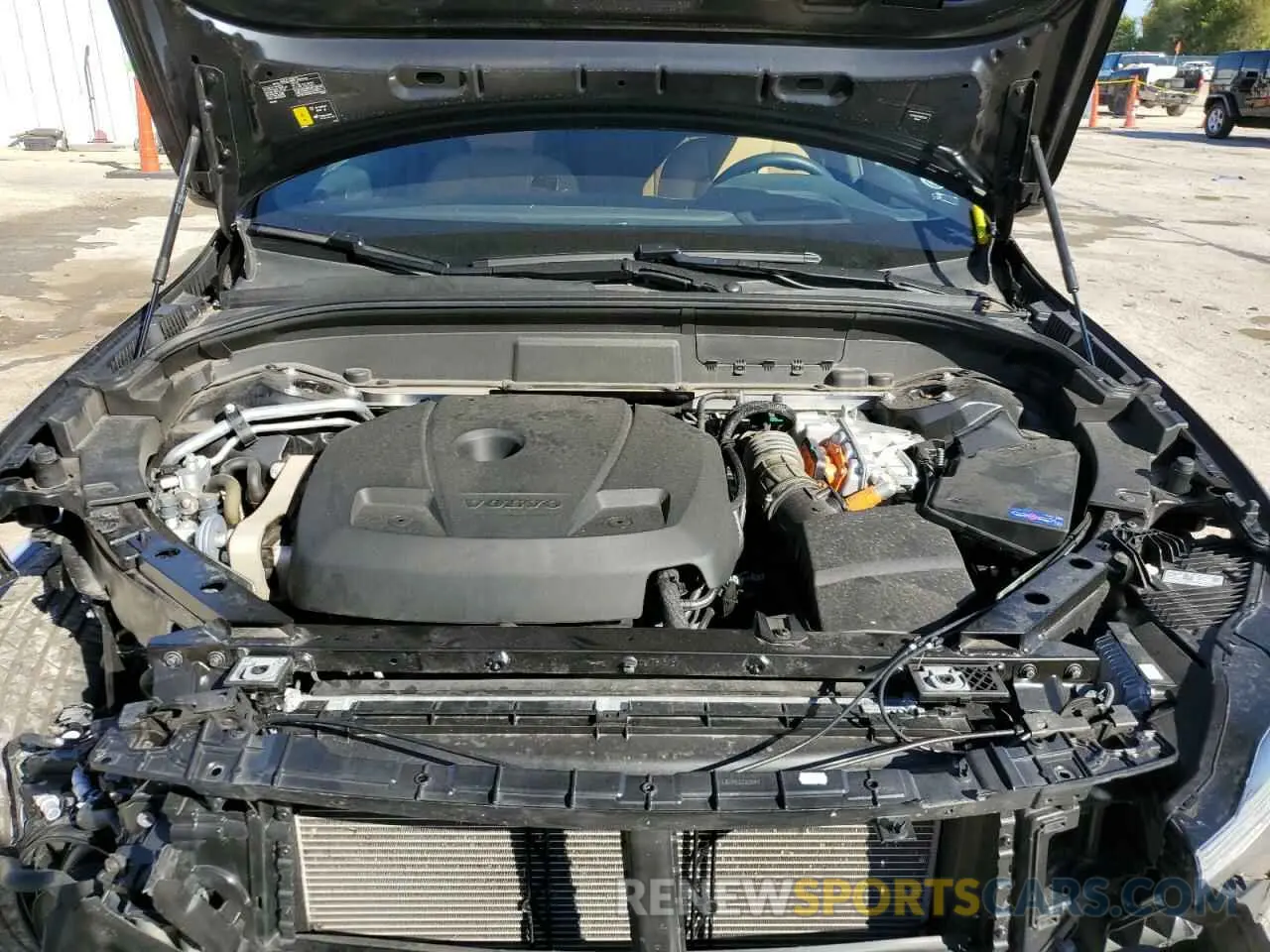 12 fotografías del automóvil dañado YV4BR0DL9N1995539 VOLVO XC60 T8 RE 2022