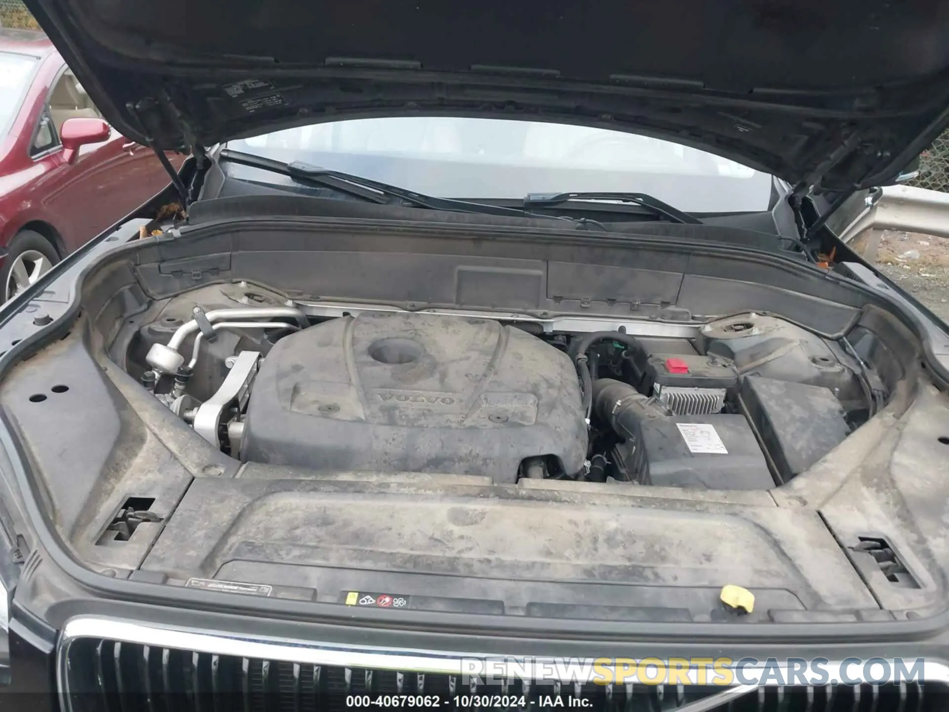 10 fotografías del automóvil dañado YV4102CK4K1479921 VOLVO XC90 2019
