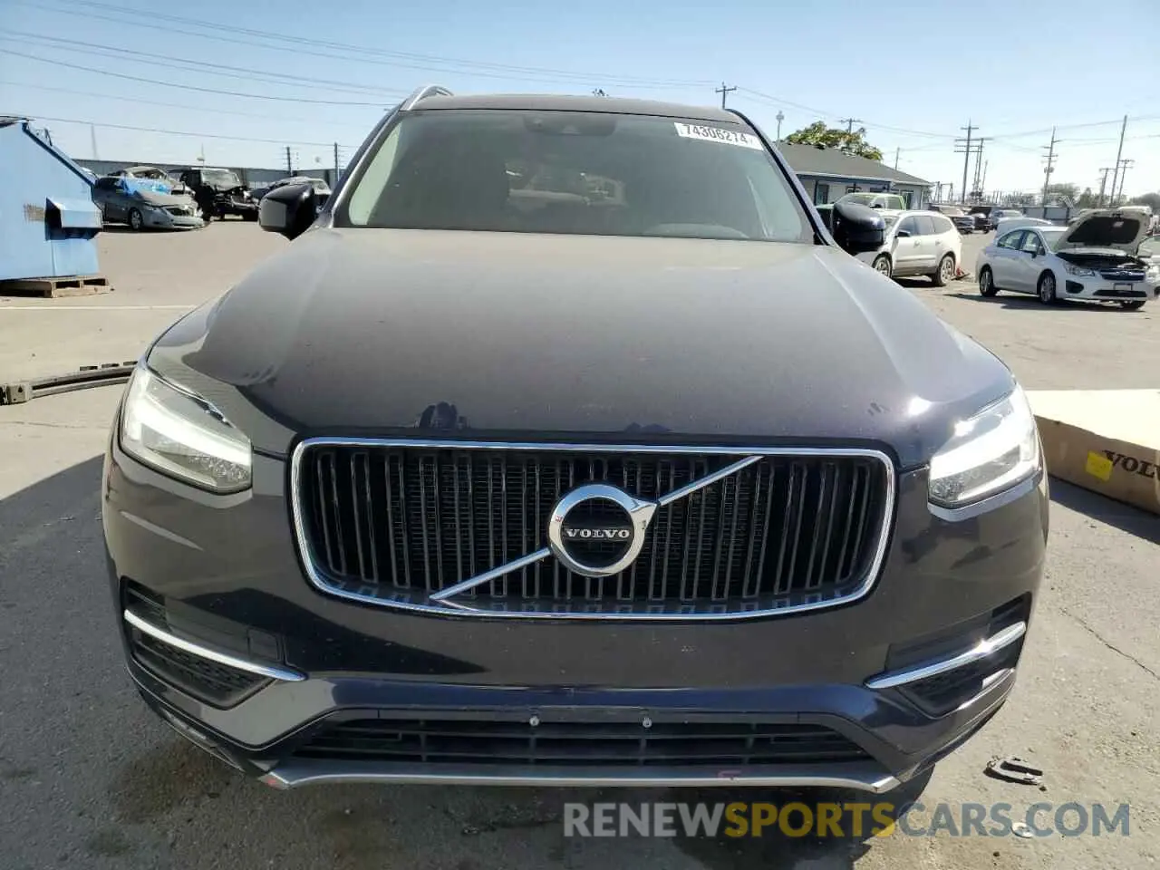 5 fotografías del automóvil dañado YV4102PK8K1485926 VOLVO XC90 2019