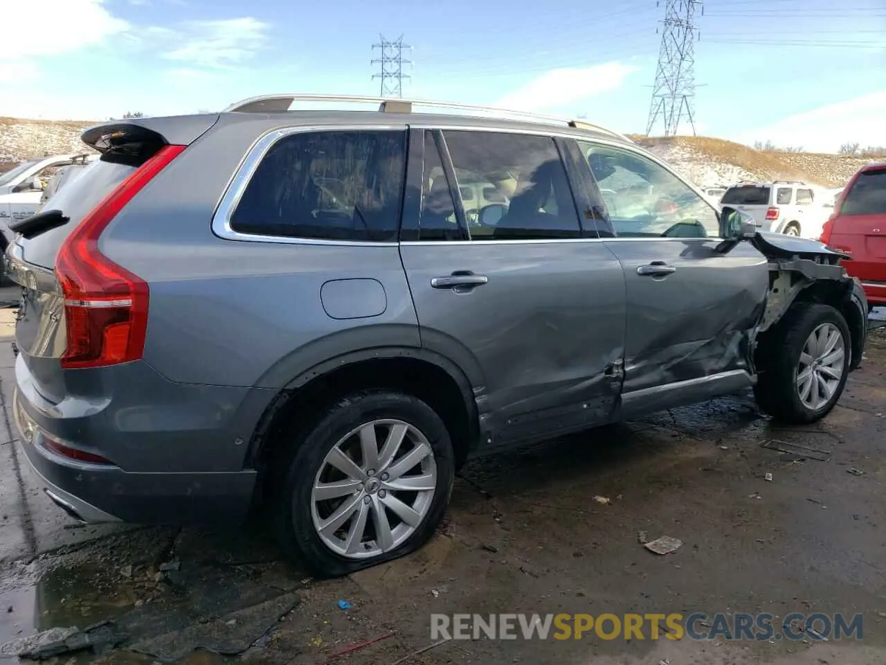 3 fotografías del automóvil dañado YV4A22PK0K1502406 VOLVO XC90 2019