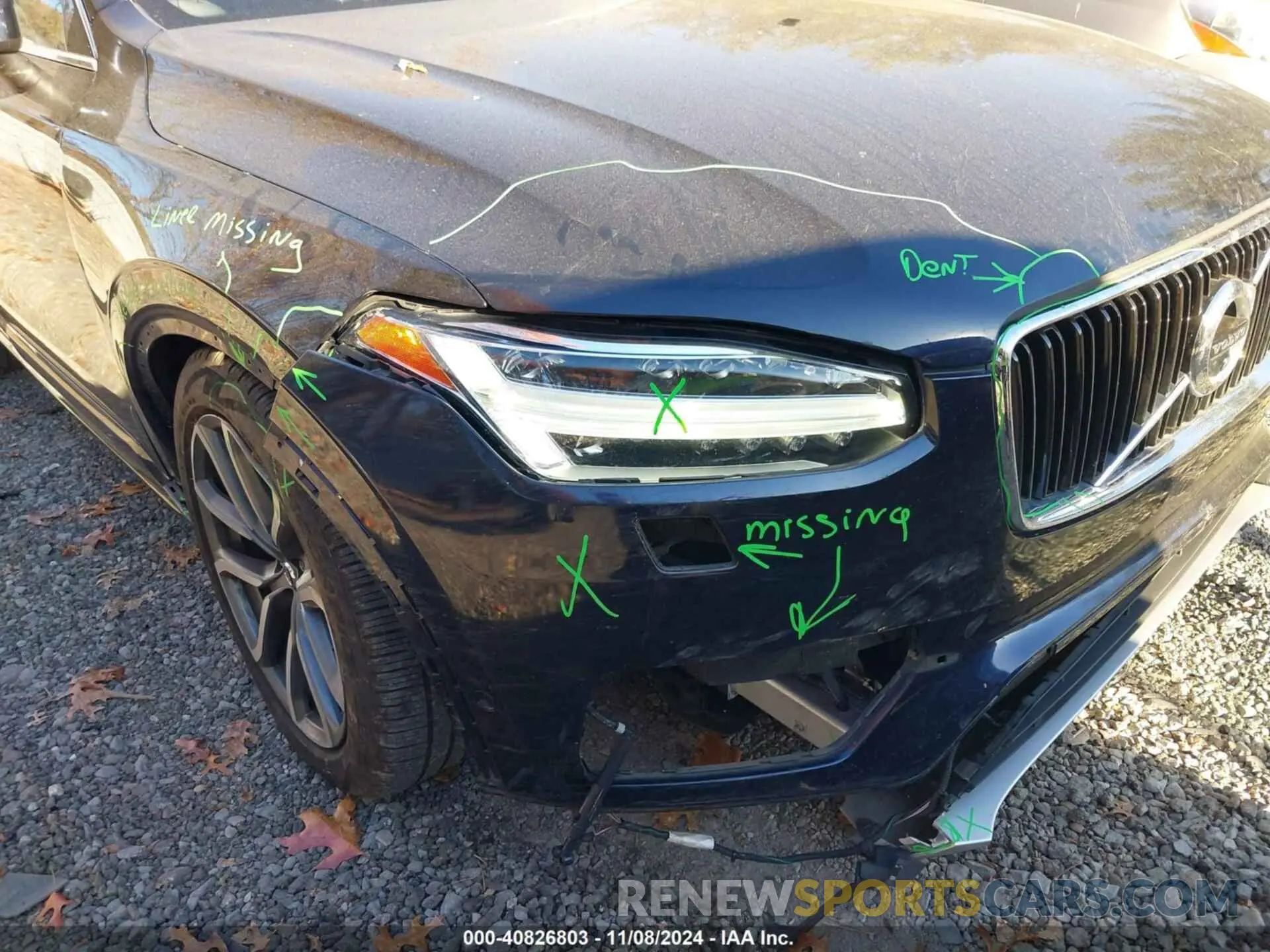 6 fotografías del automóvil dañado YV4A22PK4K1499428 VOLVO XC90 2019