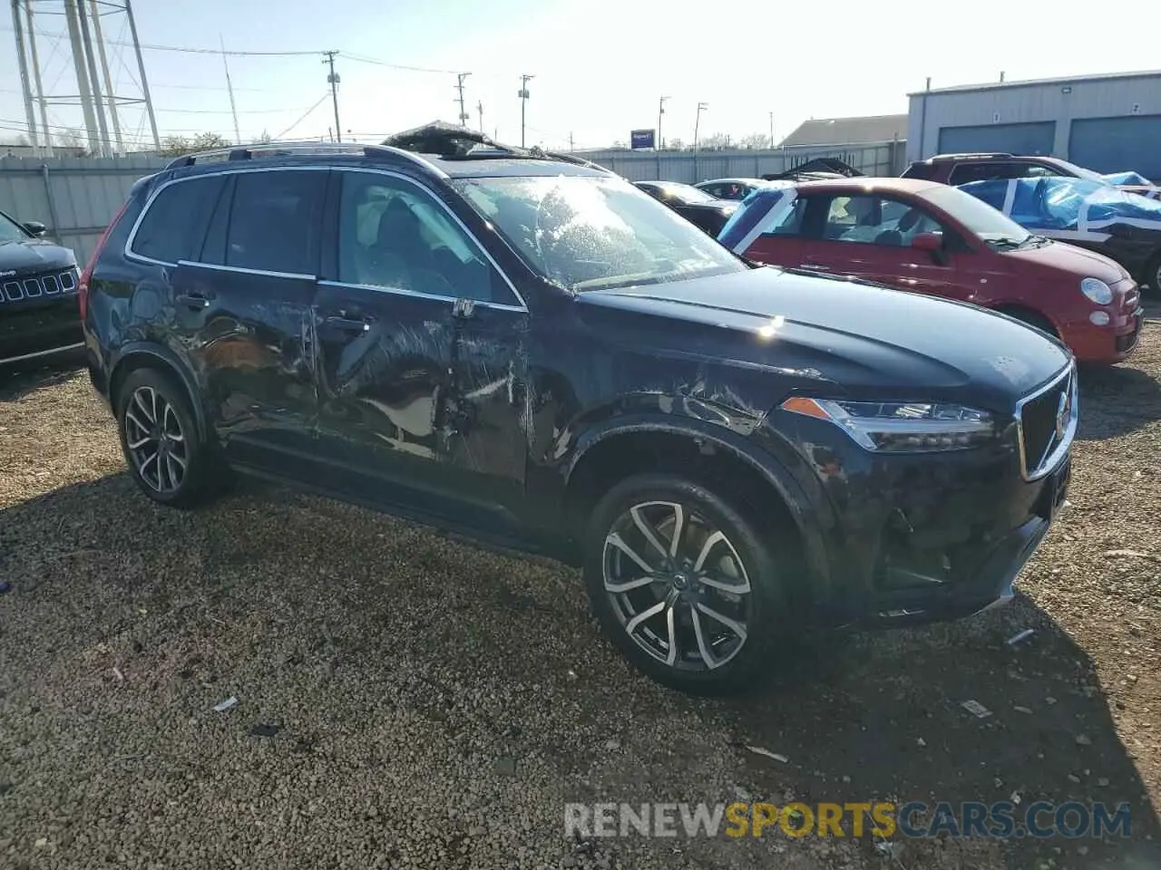 4 fotografías del automóvil dañado YV4A22PKXK1492192 VOLVO XC90 2019
