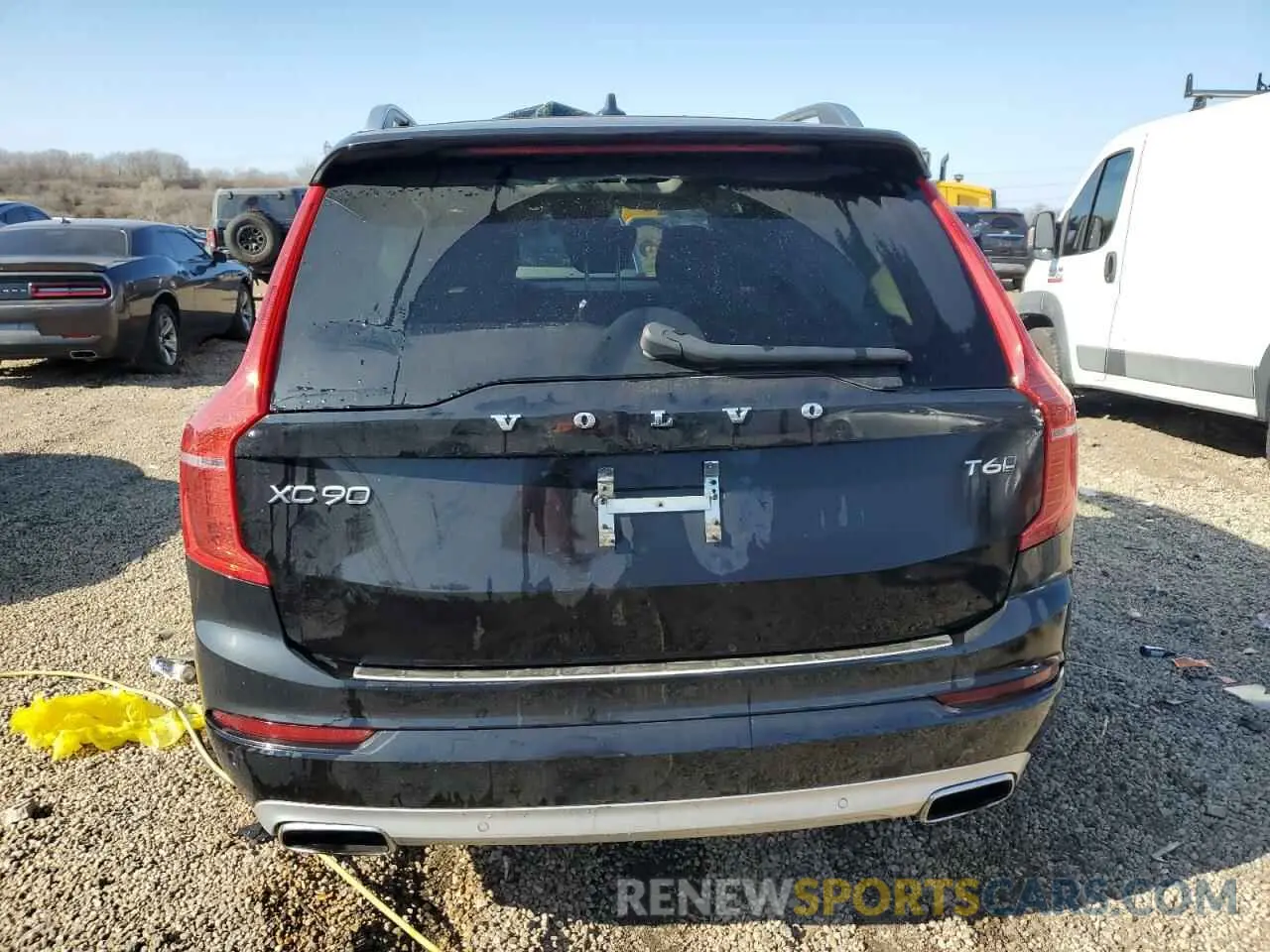 6 fotografías del automóvil dañado YV4A22PKXK1492192 VOLVO XC90 2019