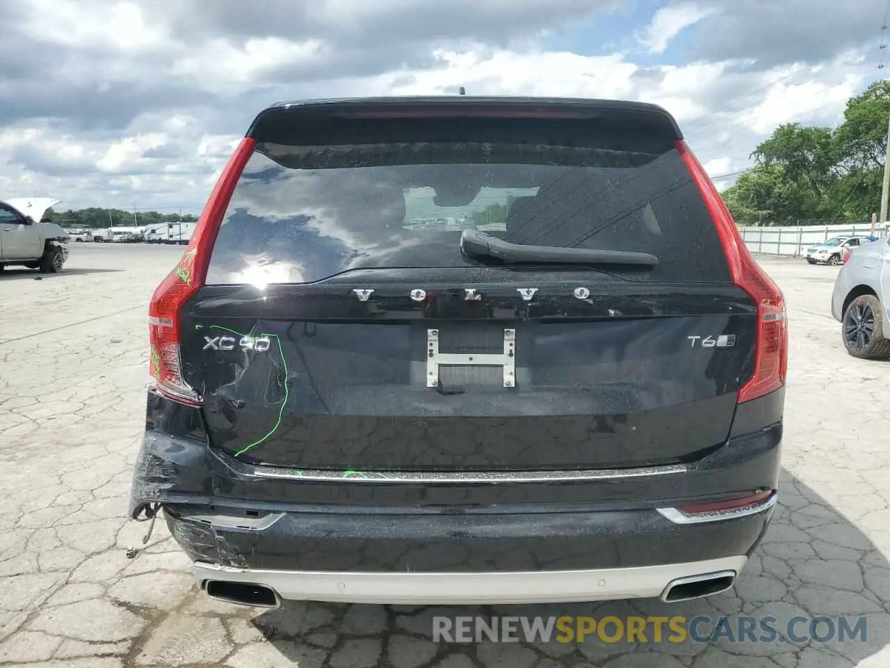 6 fotografías del automóvil dañado YV4A22PL3K1506121 VOLVO XC90 2019